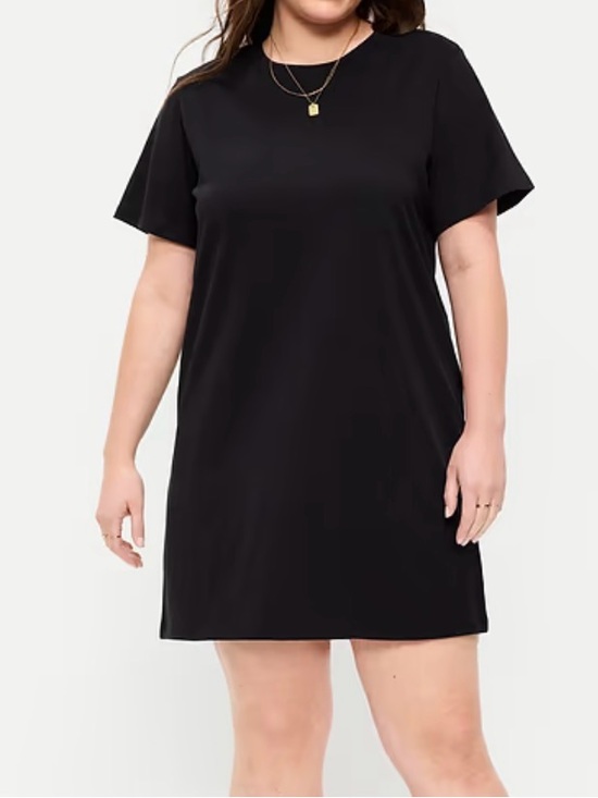 Old Navy Dresses & Skirts - Old Navy Black Crewneck Short Sleeve Mini Dress